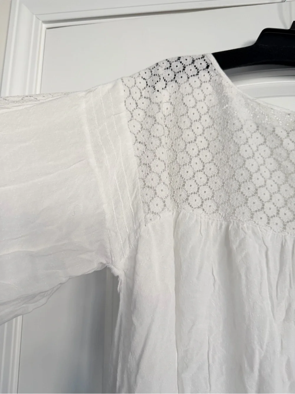 Free People - Lace Peasant Blouse - Women